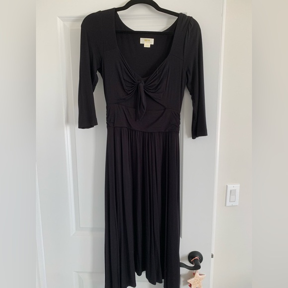 ANTHROPOLOGIE Maeve Black Sweetbow Dress - Picture 2 of 5
